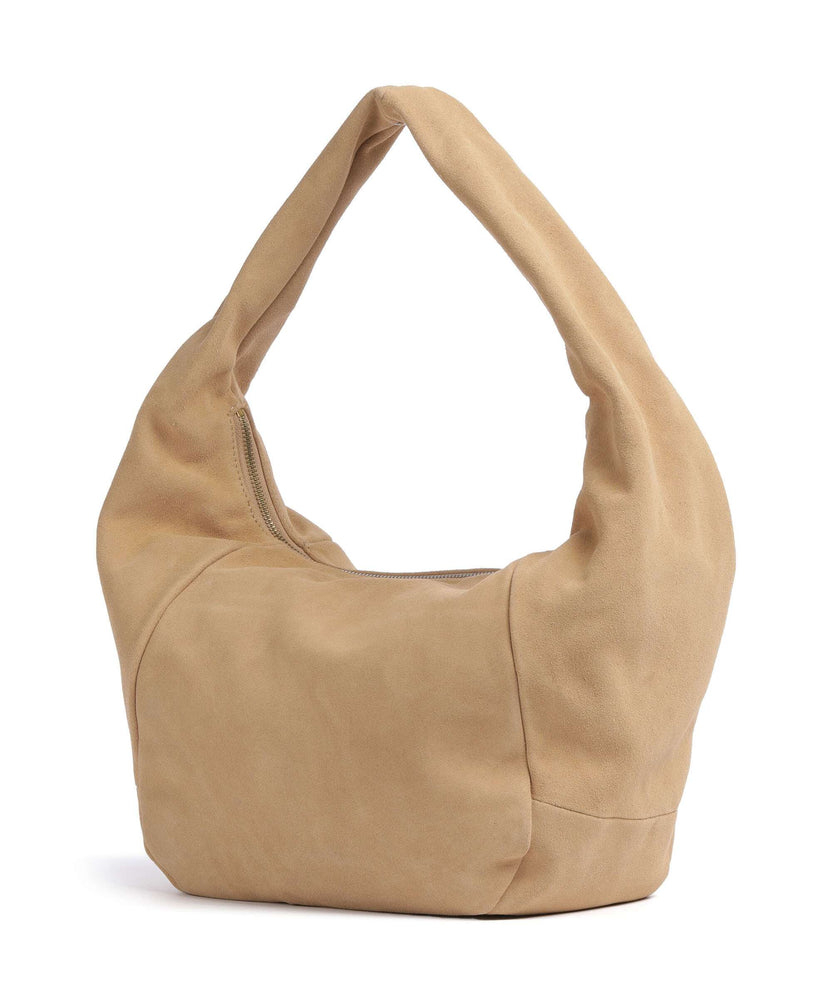 Liebeskind Farrah Suede M Hobo bag beige