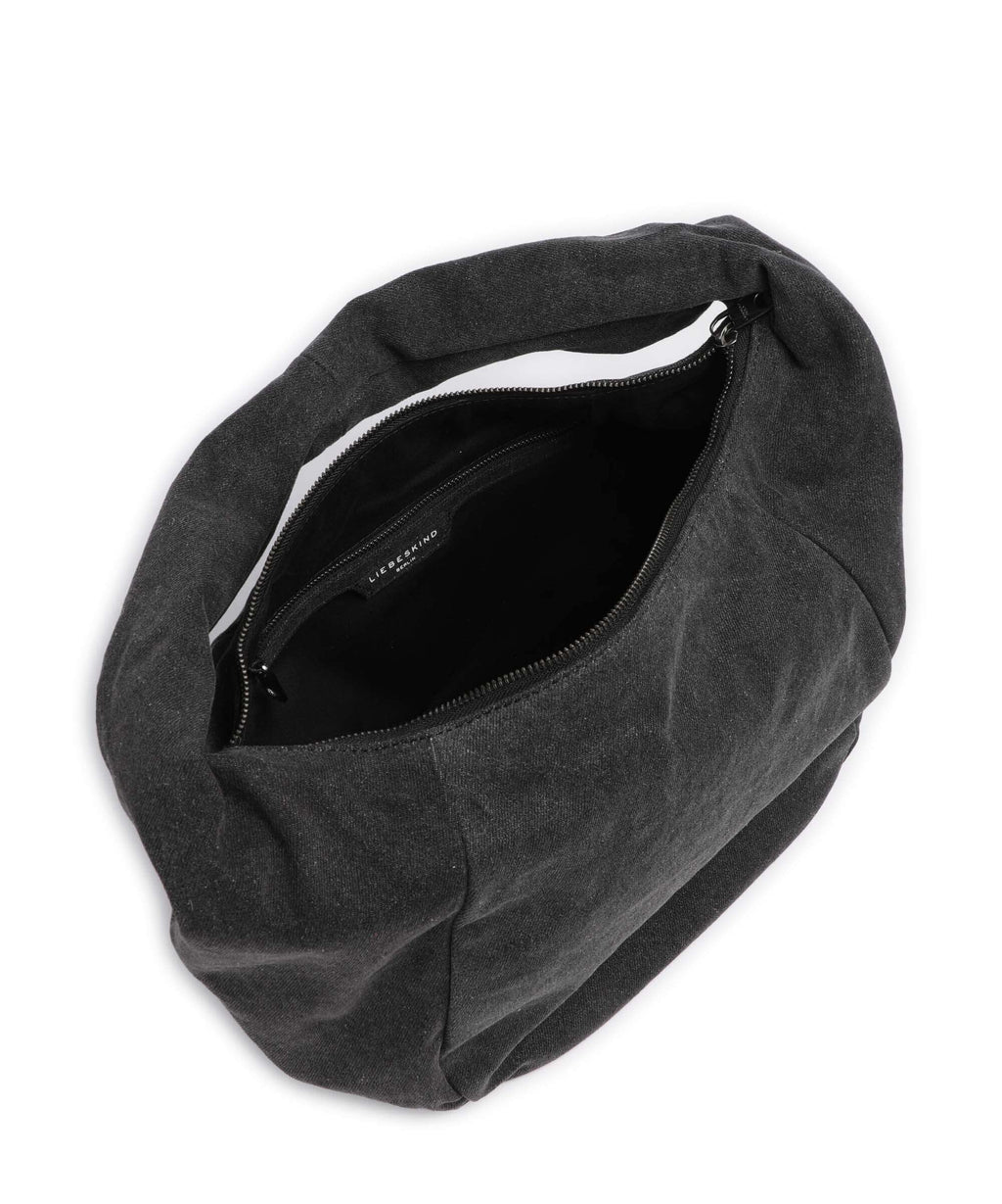 Liebeskind Farrah Denim M Hobo bag black
