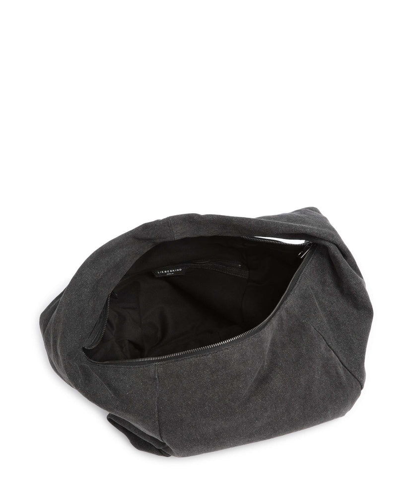 Liebeskind Farrah Denim L Hobo bag black