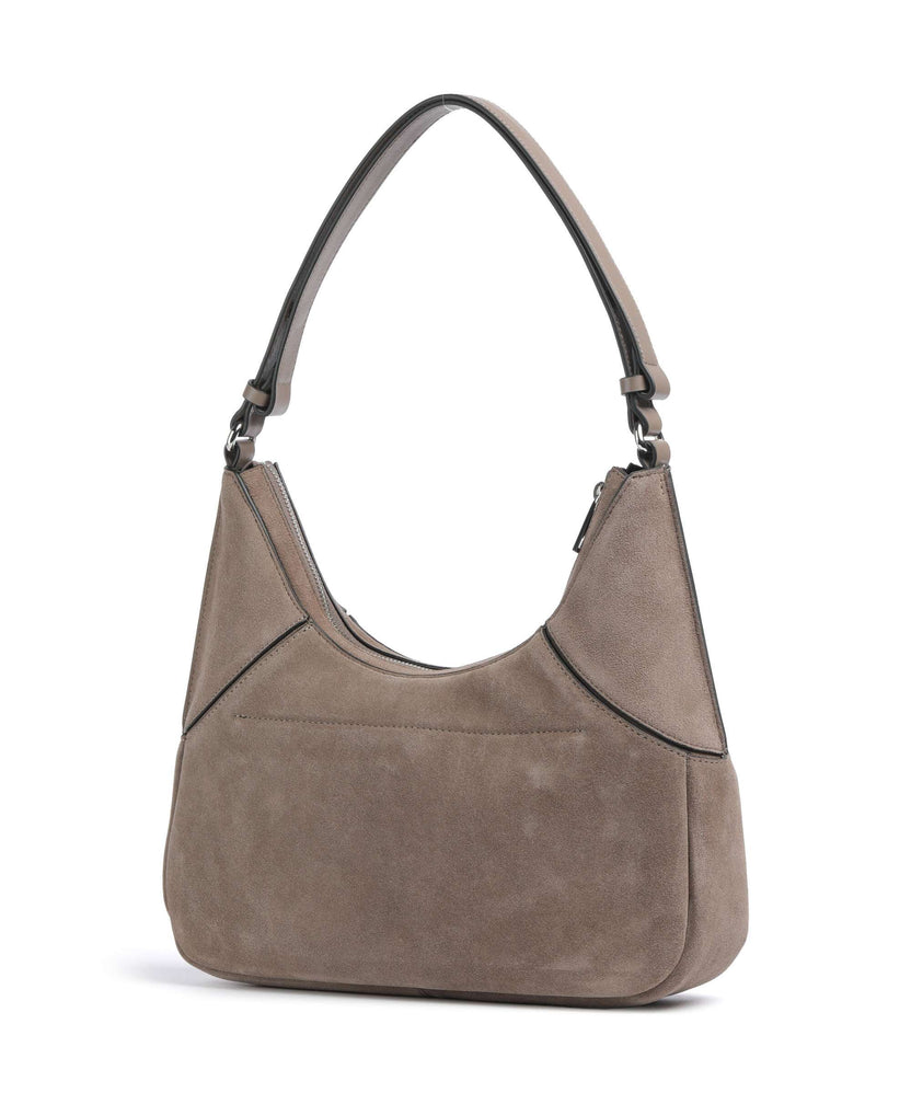 Liebeskind Lilly Suede S Hobo bag neutral gray