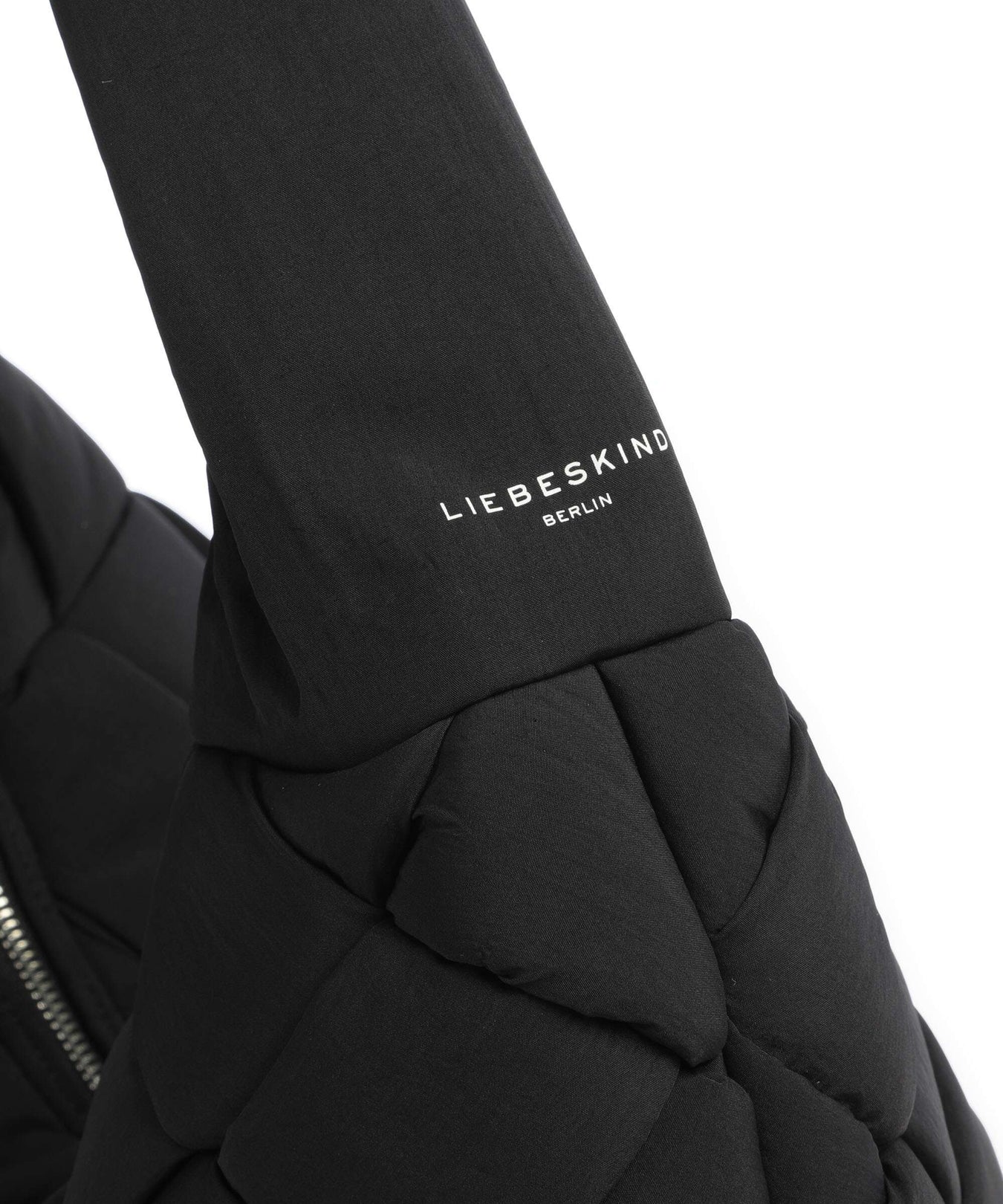 Liebeskind Bo Weaved Nylon L Hobo bag black