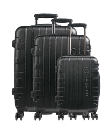 Bugatti Galatea 4-Rollen Trolley Set schwarz