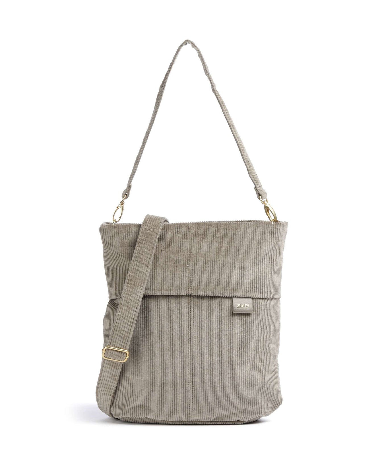 Zwei Mademoiselle.M M12 Hobo bag cord mocca
