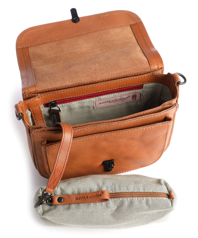 Aunts & Uncles Grandma's Luxury Club Mrs. Waffle Crossbody bag caramel