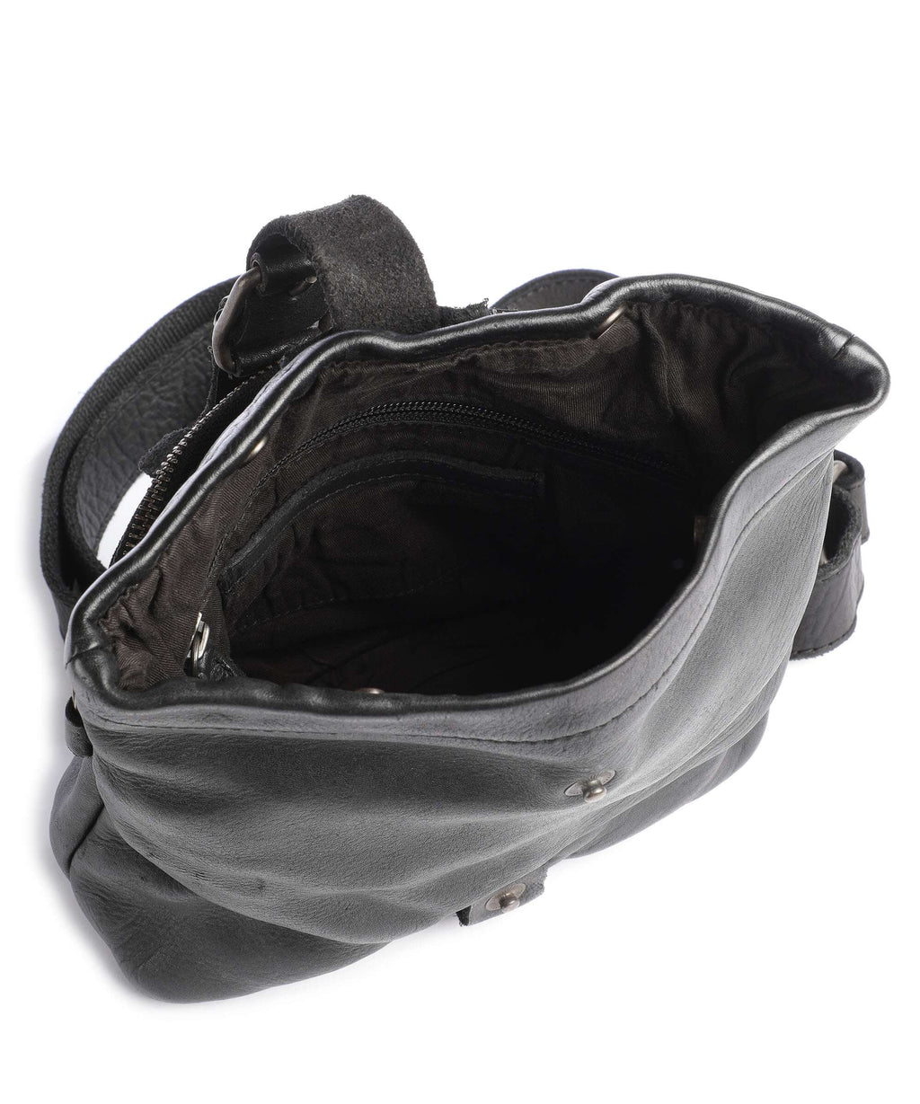 Aunts & Uncles Barbershop Stubble Crossbody bag charcoal black