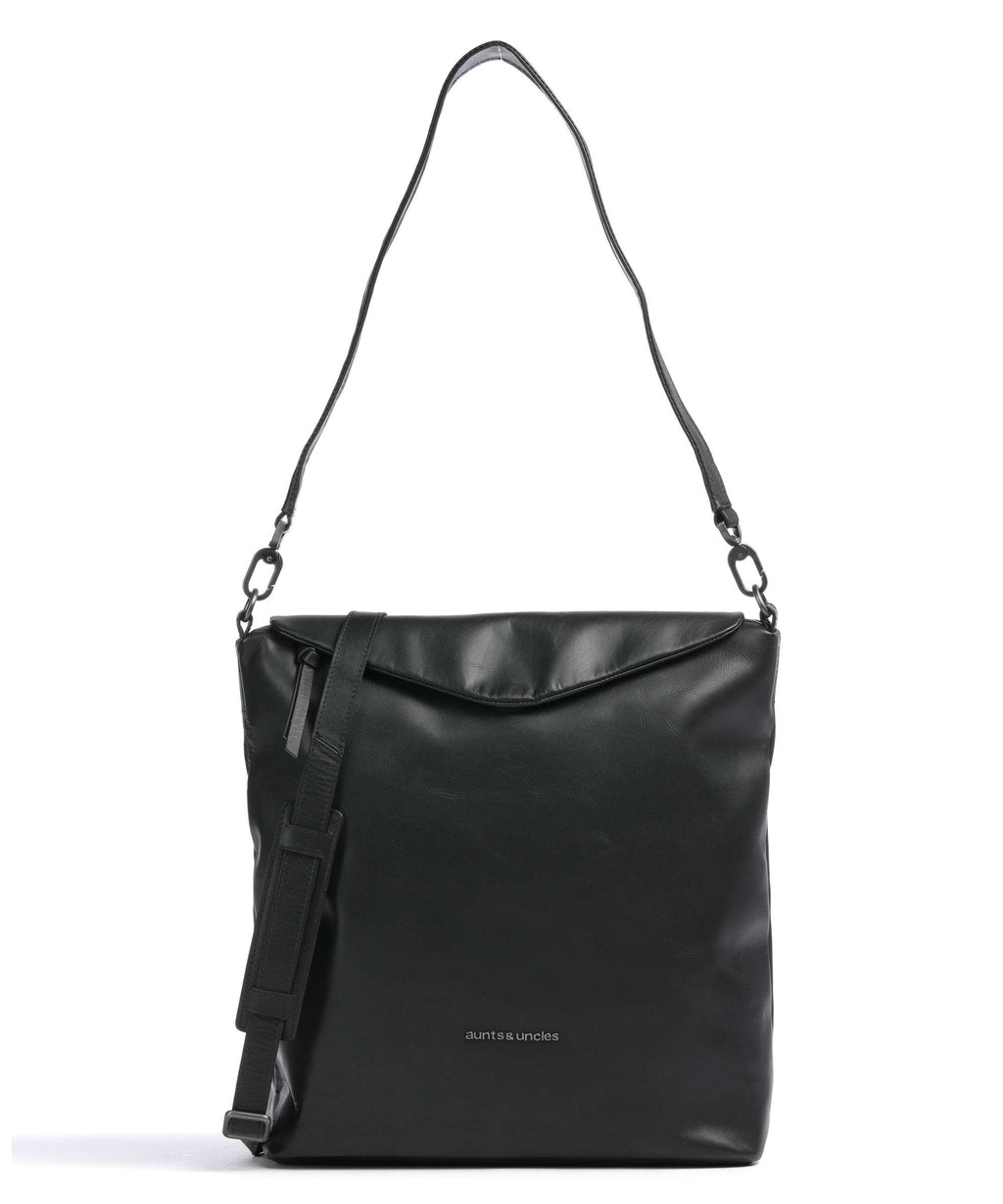 Aunts & Uncles Jamie's Orchard Lotus Hobo bag jet black