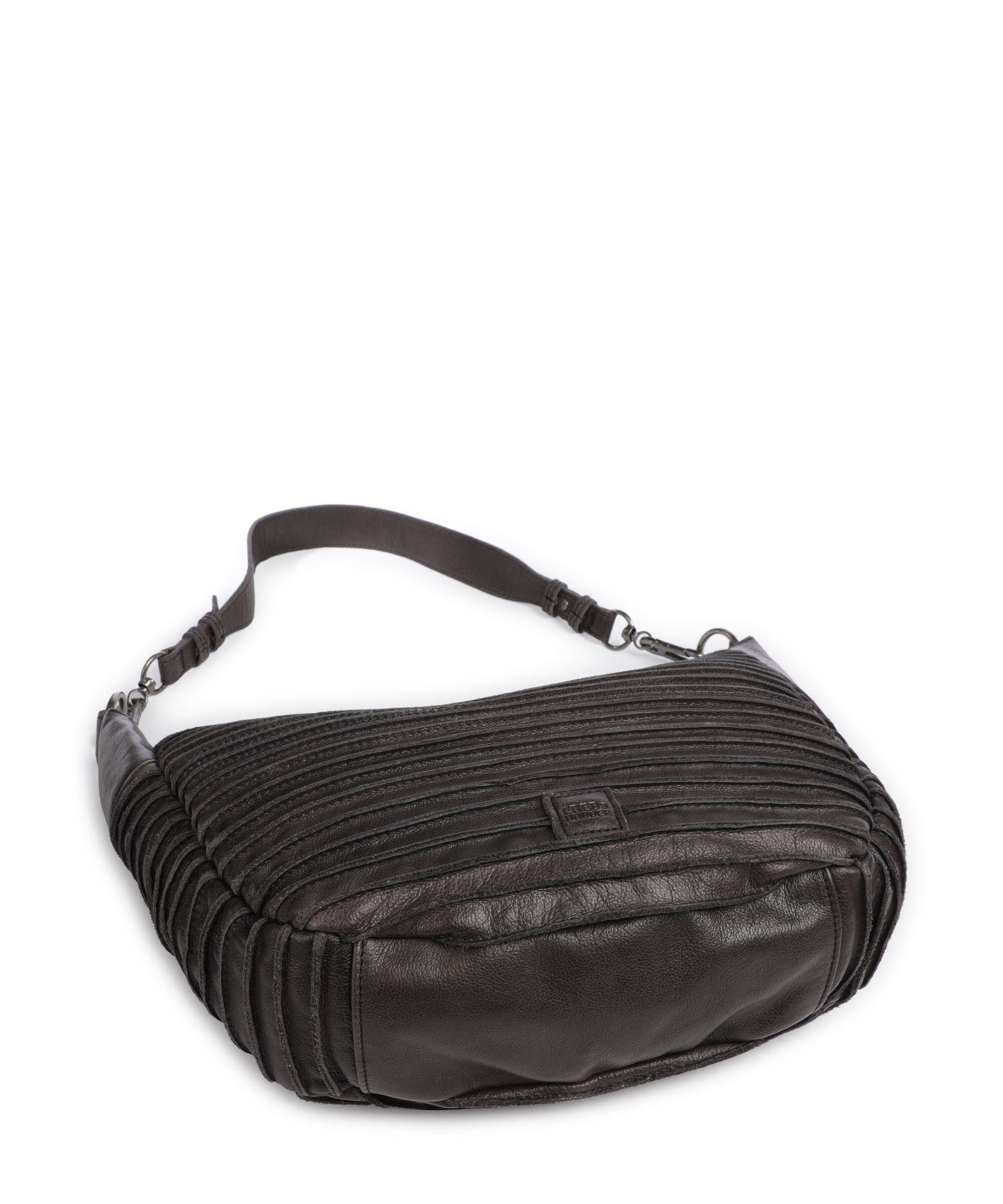 FredsBruder Riffel Flowow Hobo bag brown