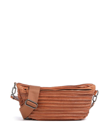 FredsBruder Check My Bag mini Umhängetasche dark caramel