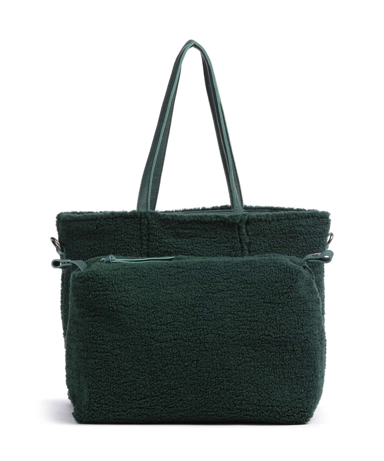 FredsBruder Inside Out Tote bag petrol green