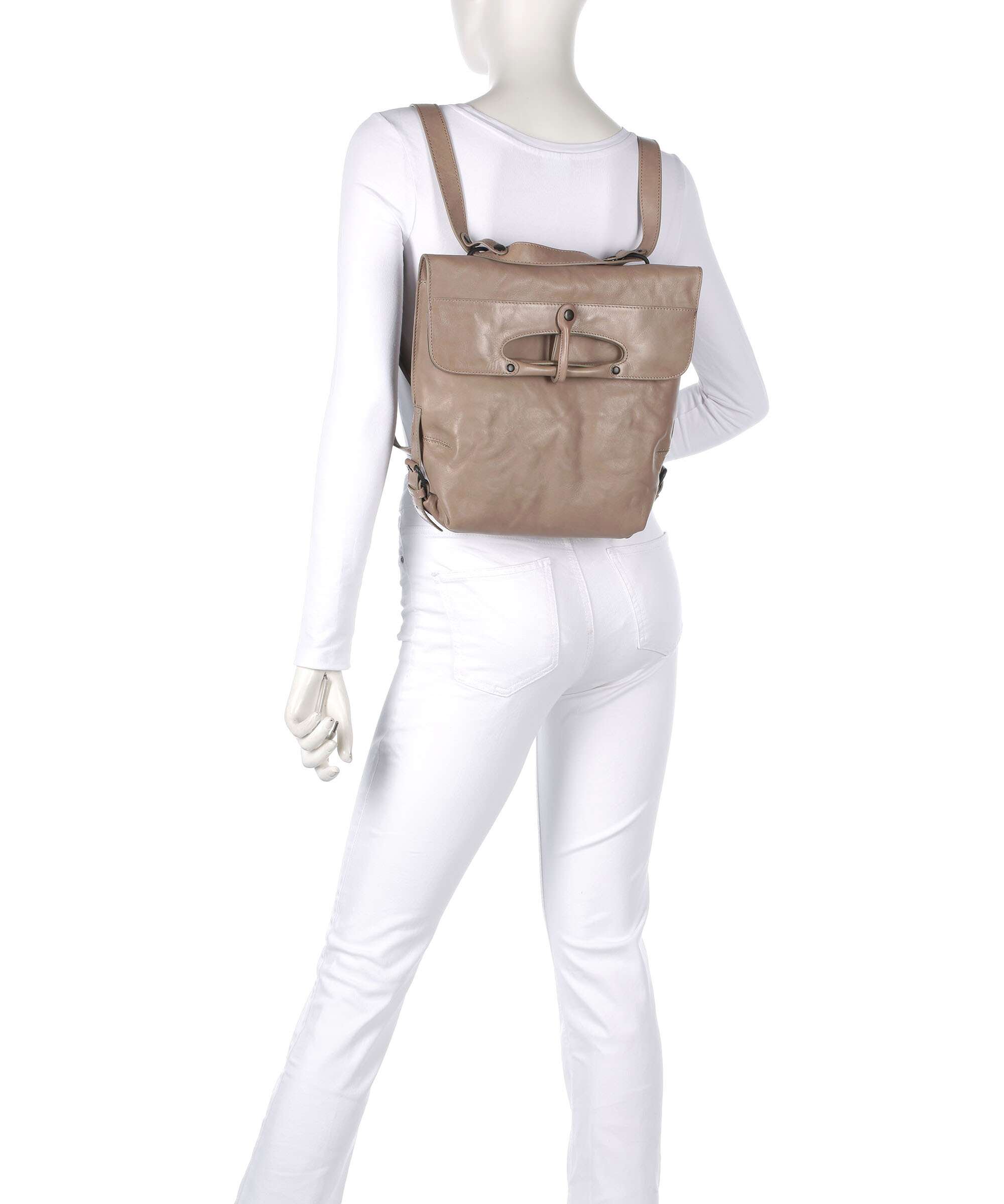 Aunts & Uncles Grandma's Luxury Club Mrs. Mince Pie Backpack bag vintage khaki