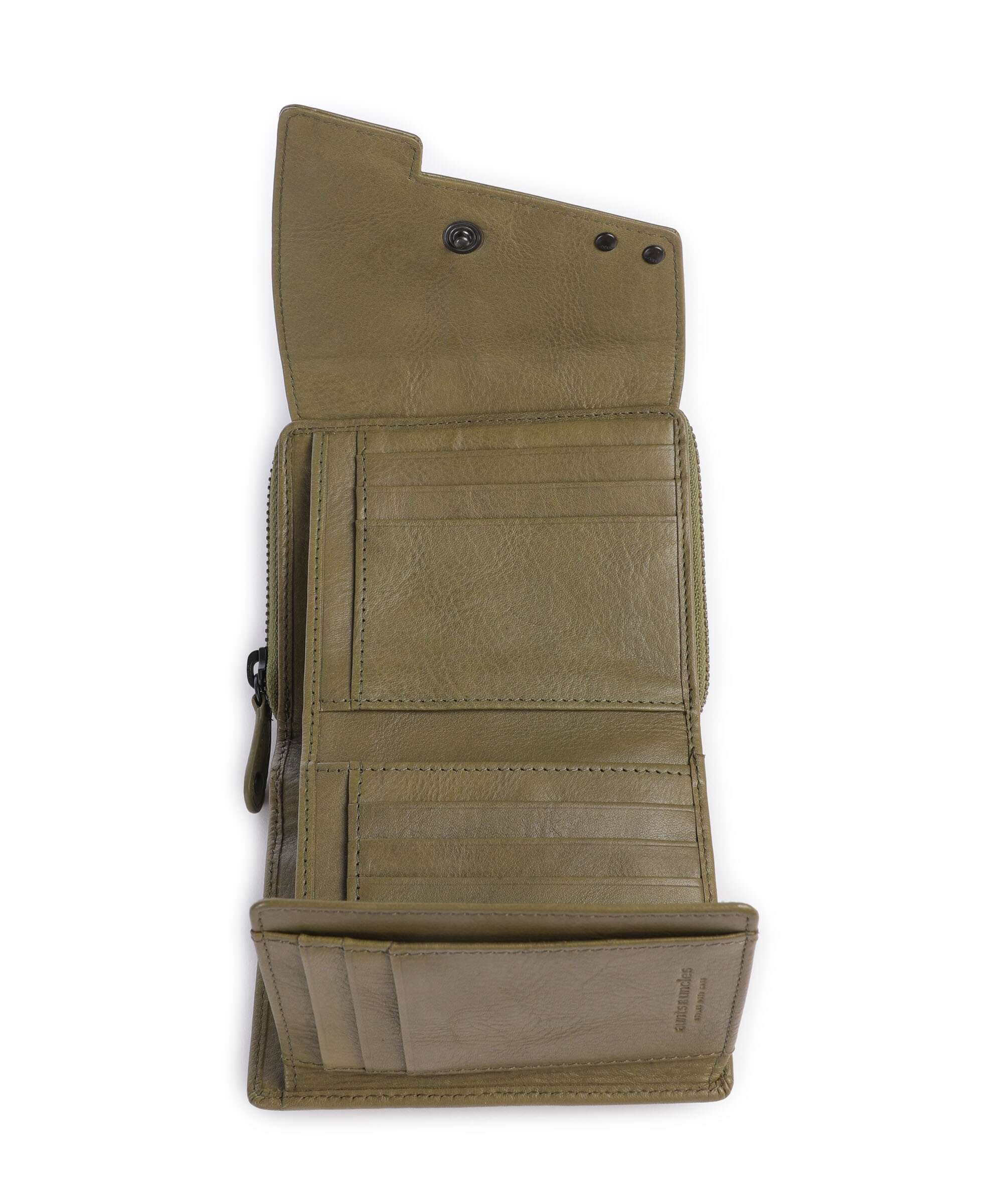 Aunts & Uncles Grandma's Luxury Club Lotta RFID Wallet olive branch