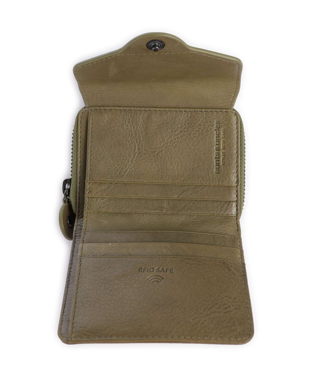 Aunts & Uncles Grandma's Luxury Club Judy RFID Wallet olive branch