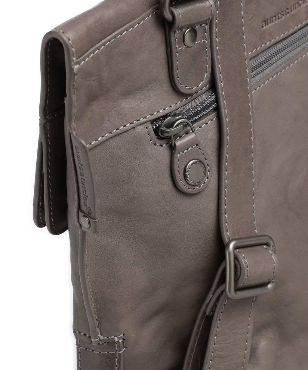 Aunts & Uncles Grandma's Luxury Club Mrs. Mince Pie Backpack bag oyster grey