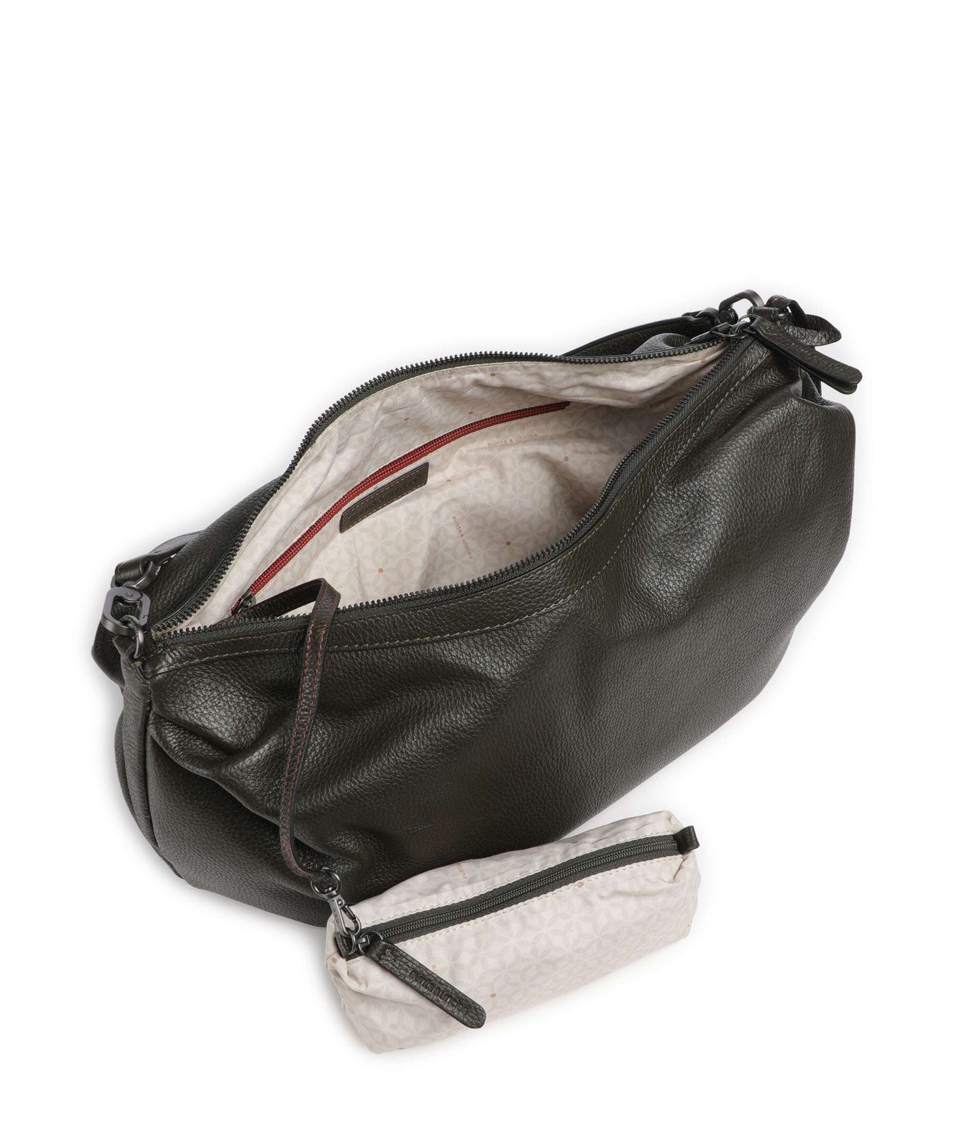 Aunts & Uncles Philocalists Dewdrop Hobo bag ivy green