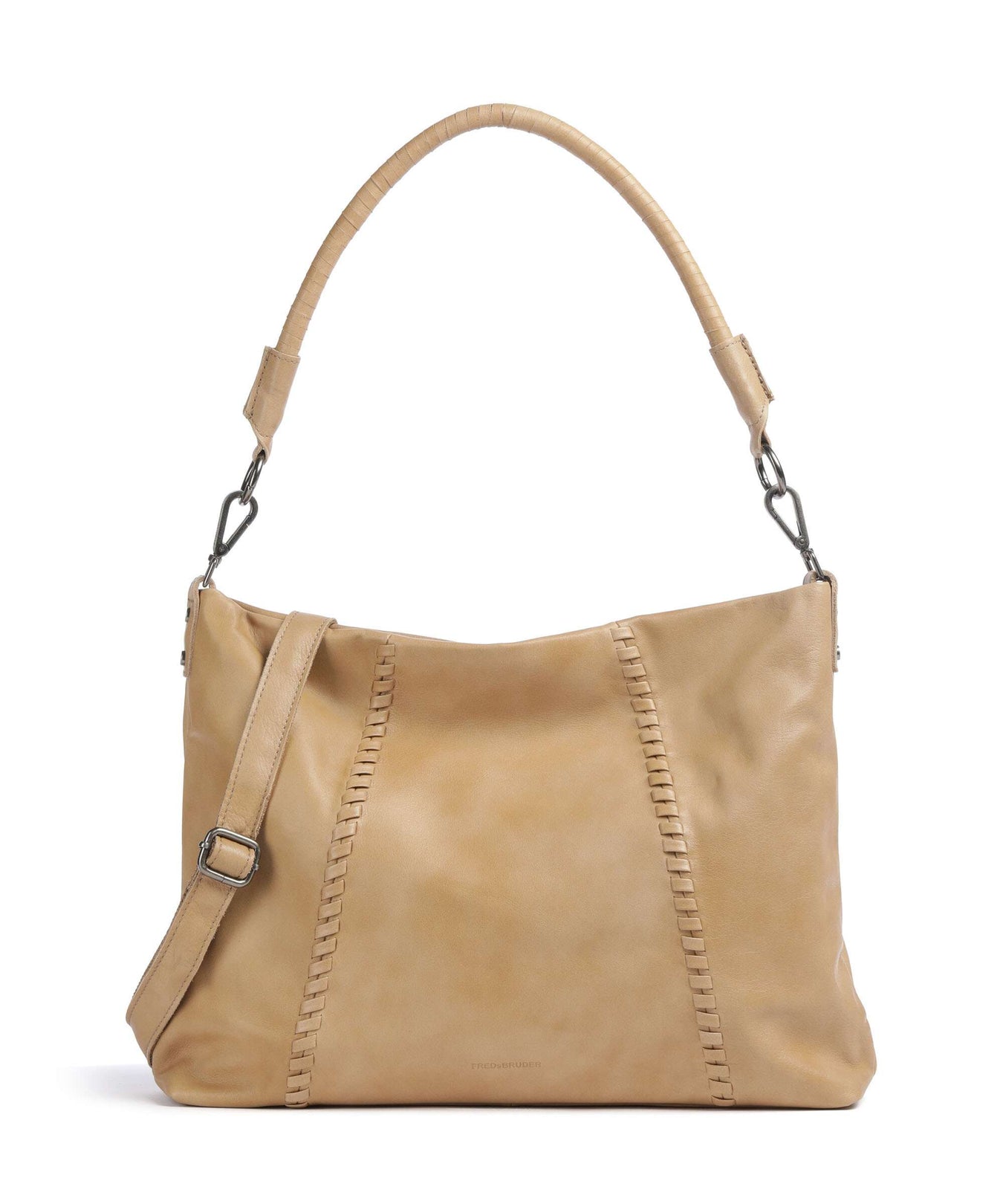 FredsBruder Calm Hobo bag milk coffee