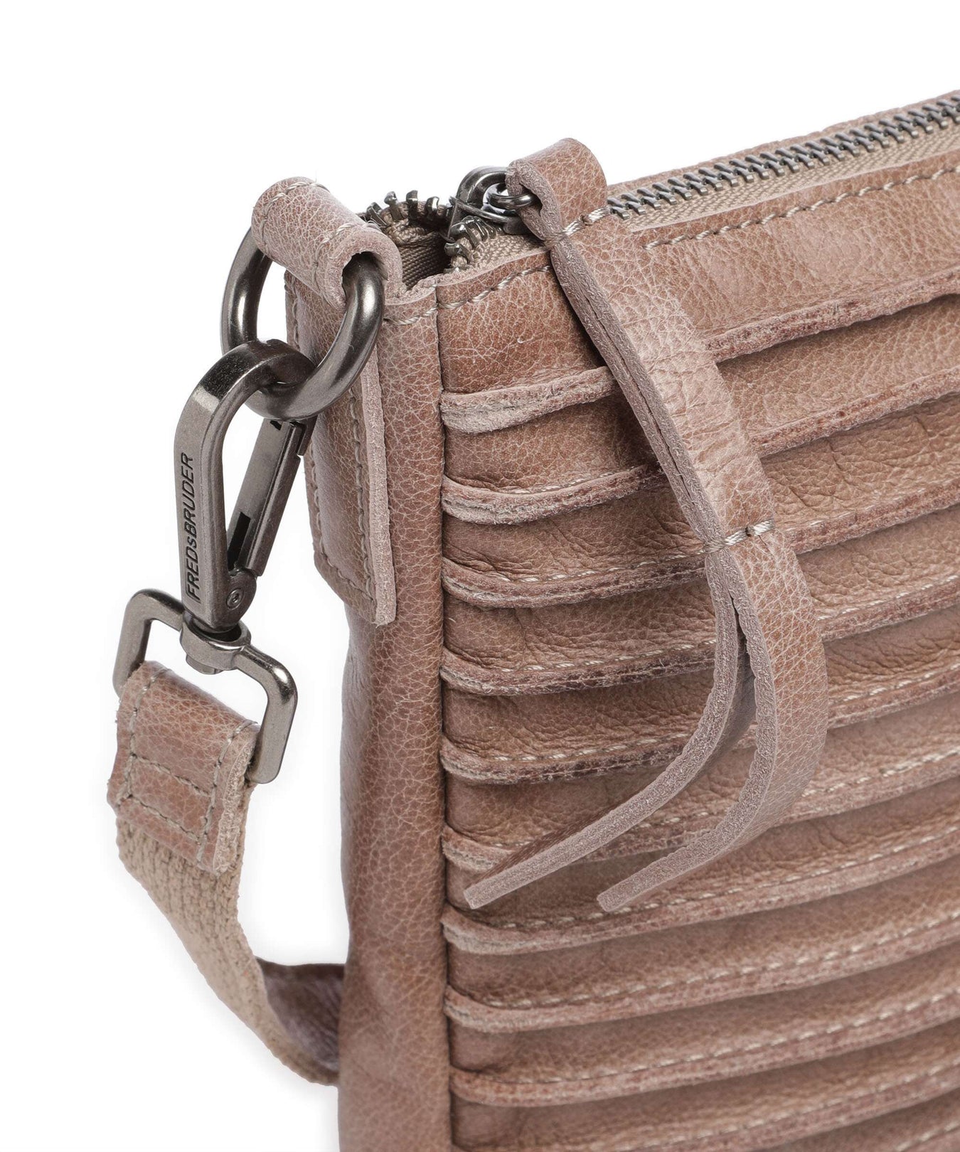 FredsBruder Bestseller Riffel Hobo bag dirty stone