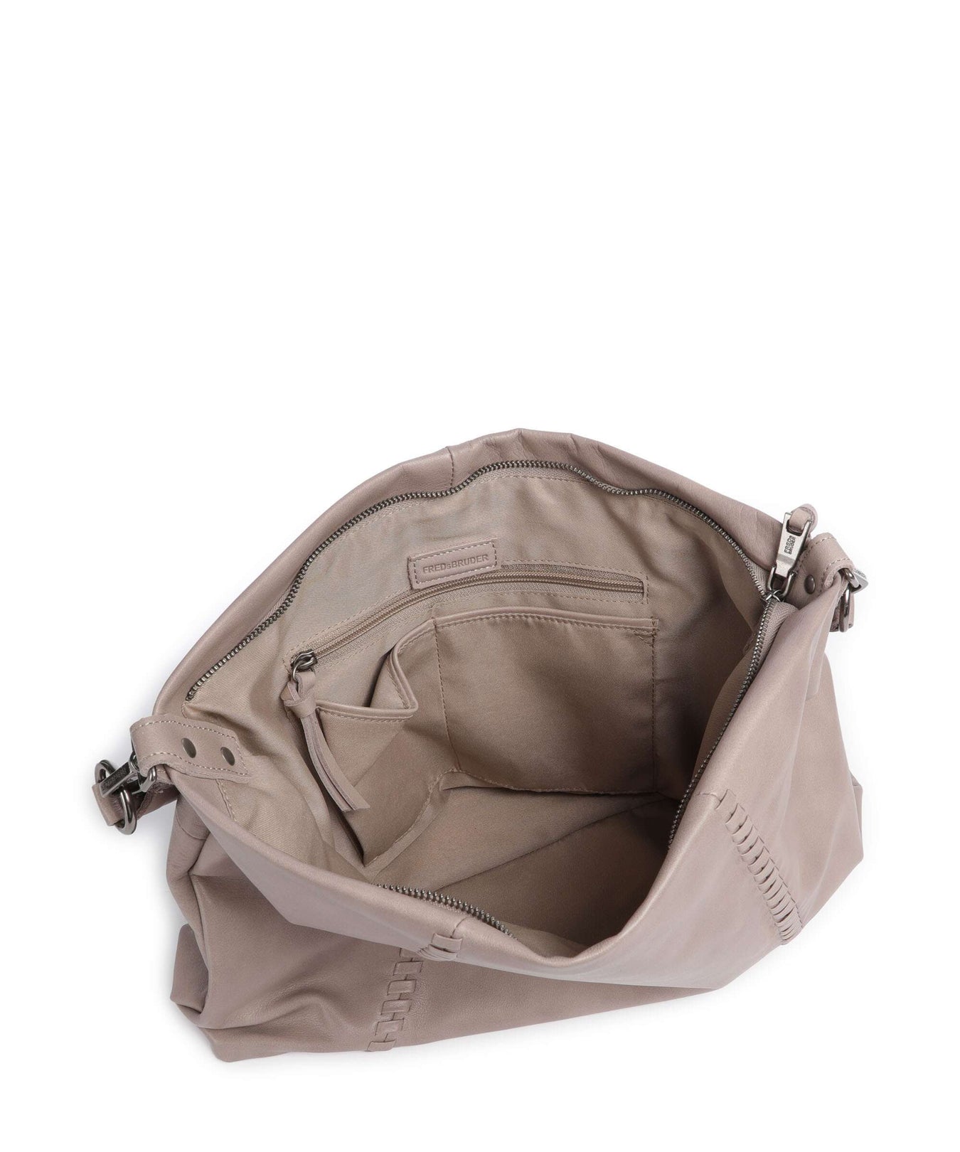 FredsBruder Calm Hobo bag taupe