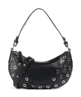 Les Visionnaires Enya Rivet Glossy Mini Borsa a spalla black