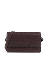 Les Visionnaires Brit Weave Silky Sac bandoulière aubergine