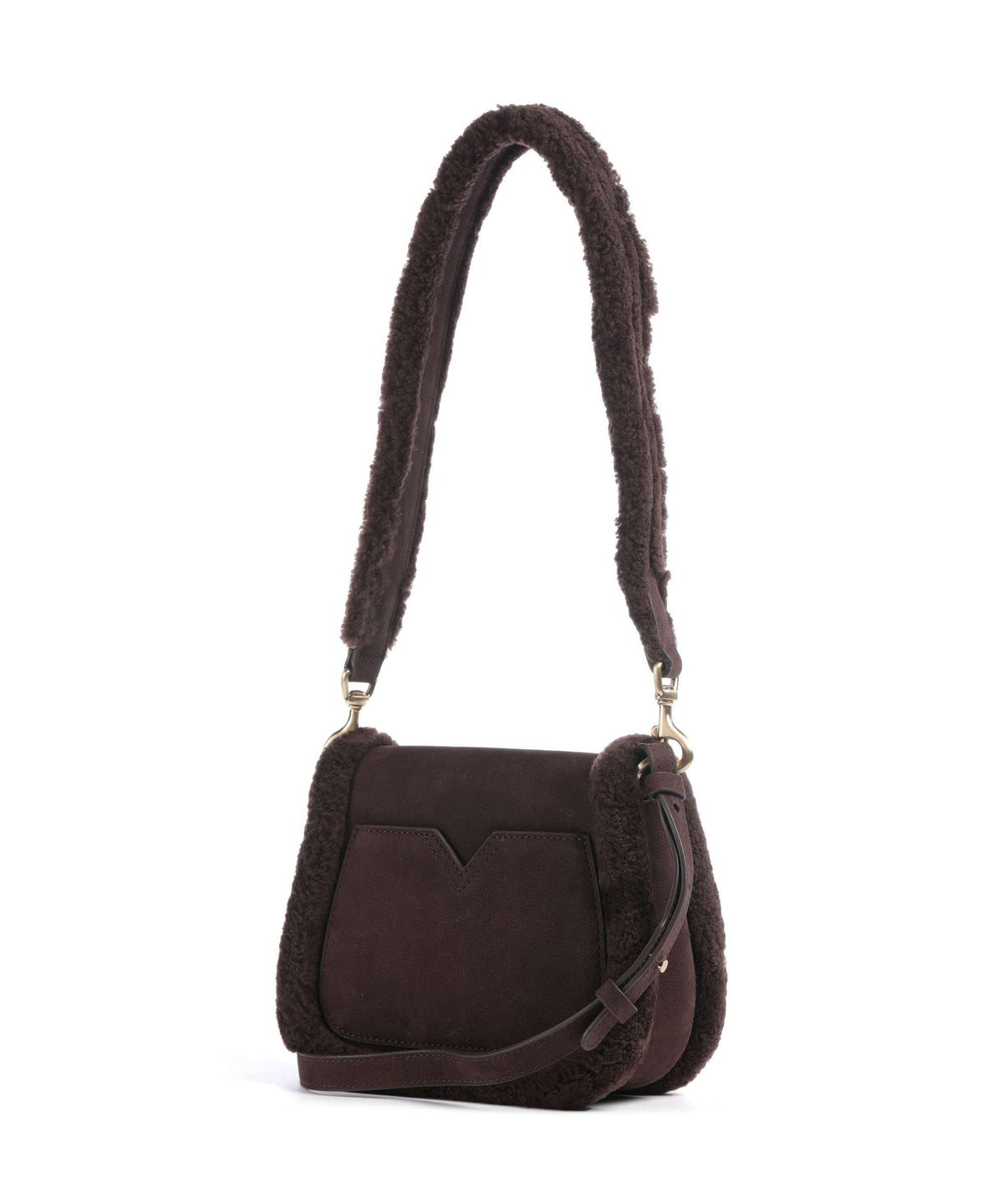 Les Visionnaires Elli Teddy Shoulder bag pecan