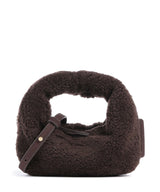 Les Visionnaires Greta Teddy Micro Umhängetasche pecan