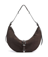 Les Visionnaires Enya Rebel Cozy Borsa hobo dark brown
