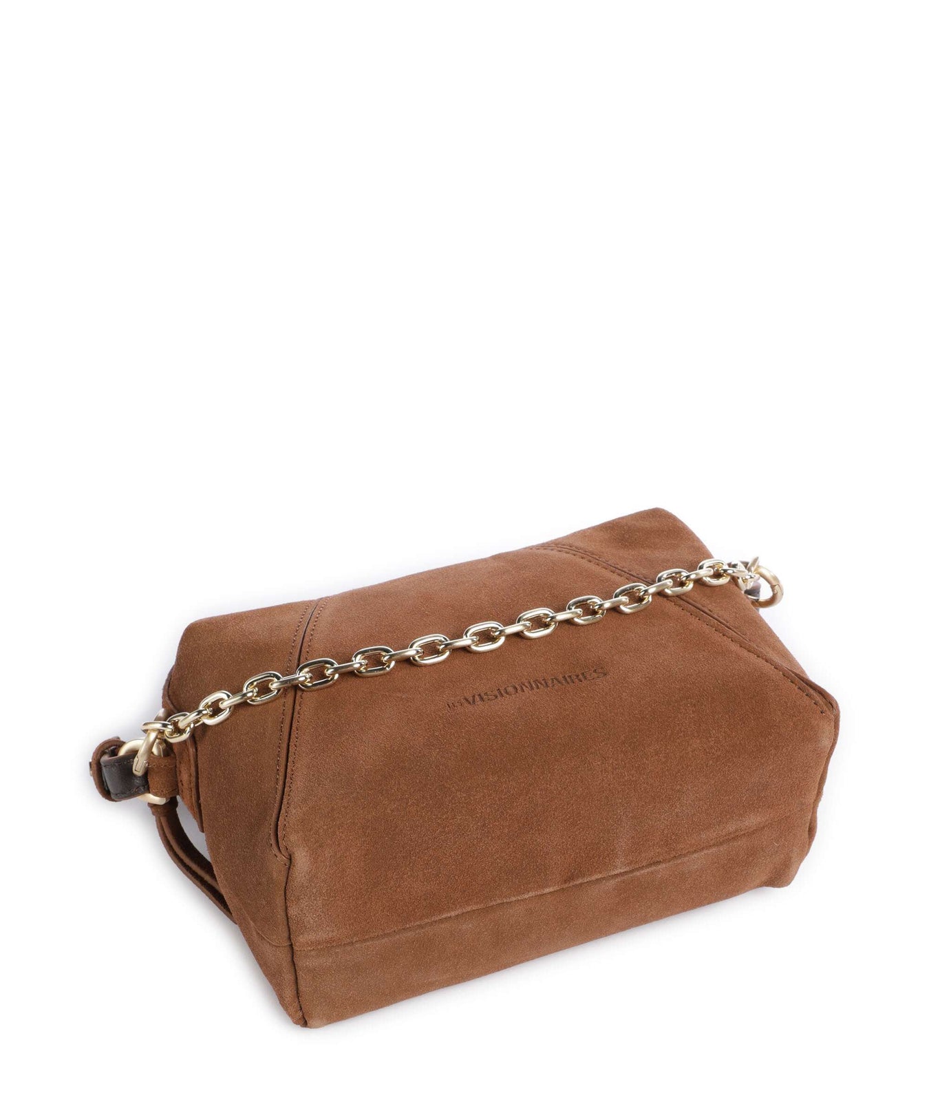 Les Visionnaires Lynn Cozy Chain Crossbody bag cognac