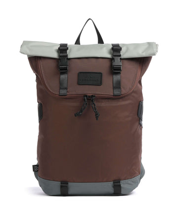Doughnut Go Wild Christopher Small Rolltop backpack grey/brown
