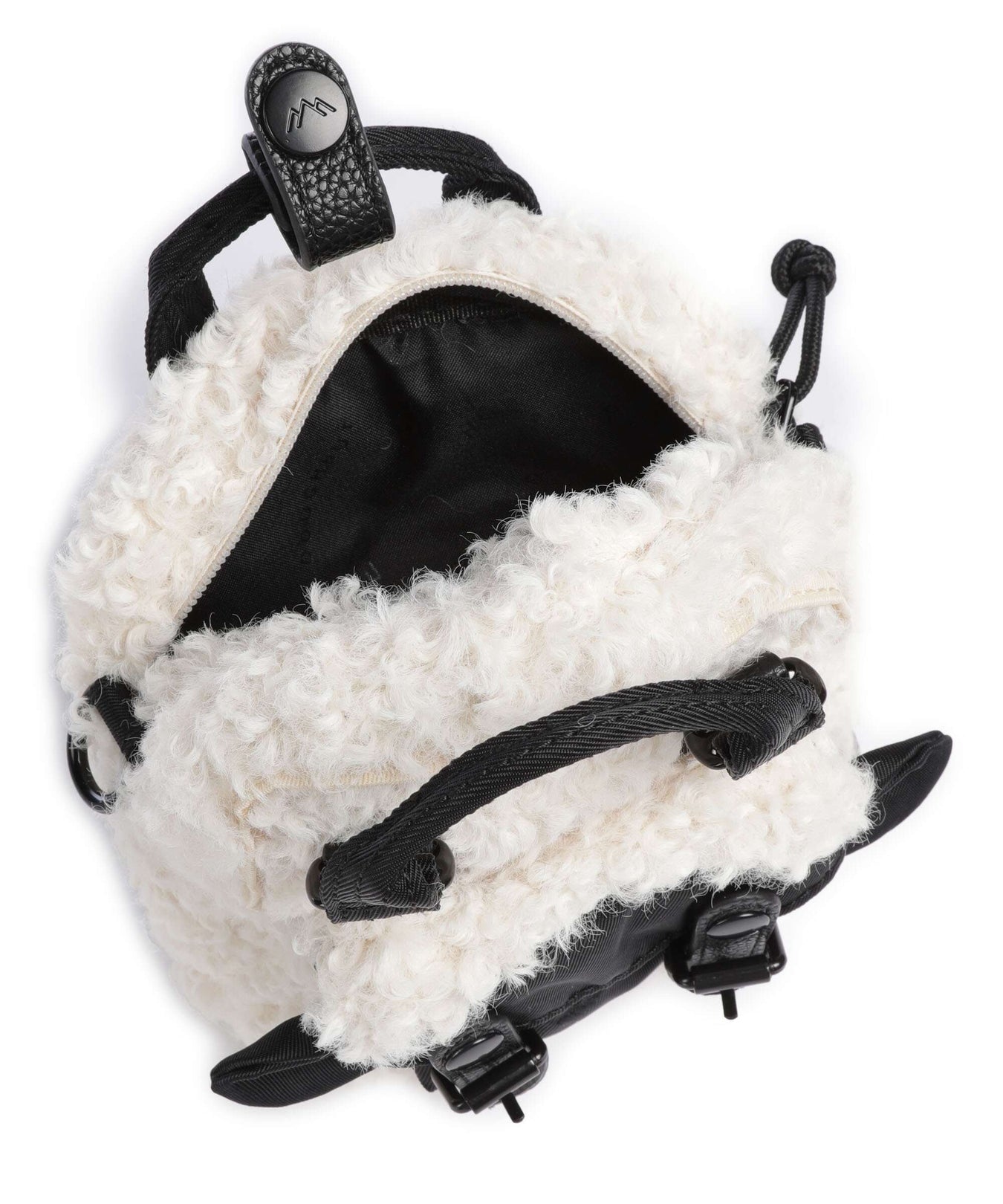 Doughnut Fairies & Friends Macaroon Tiny Crossbody bag white/black