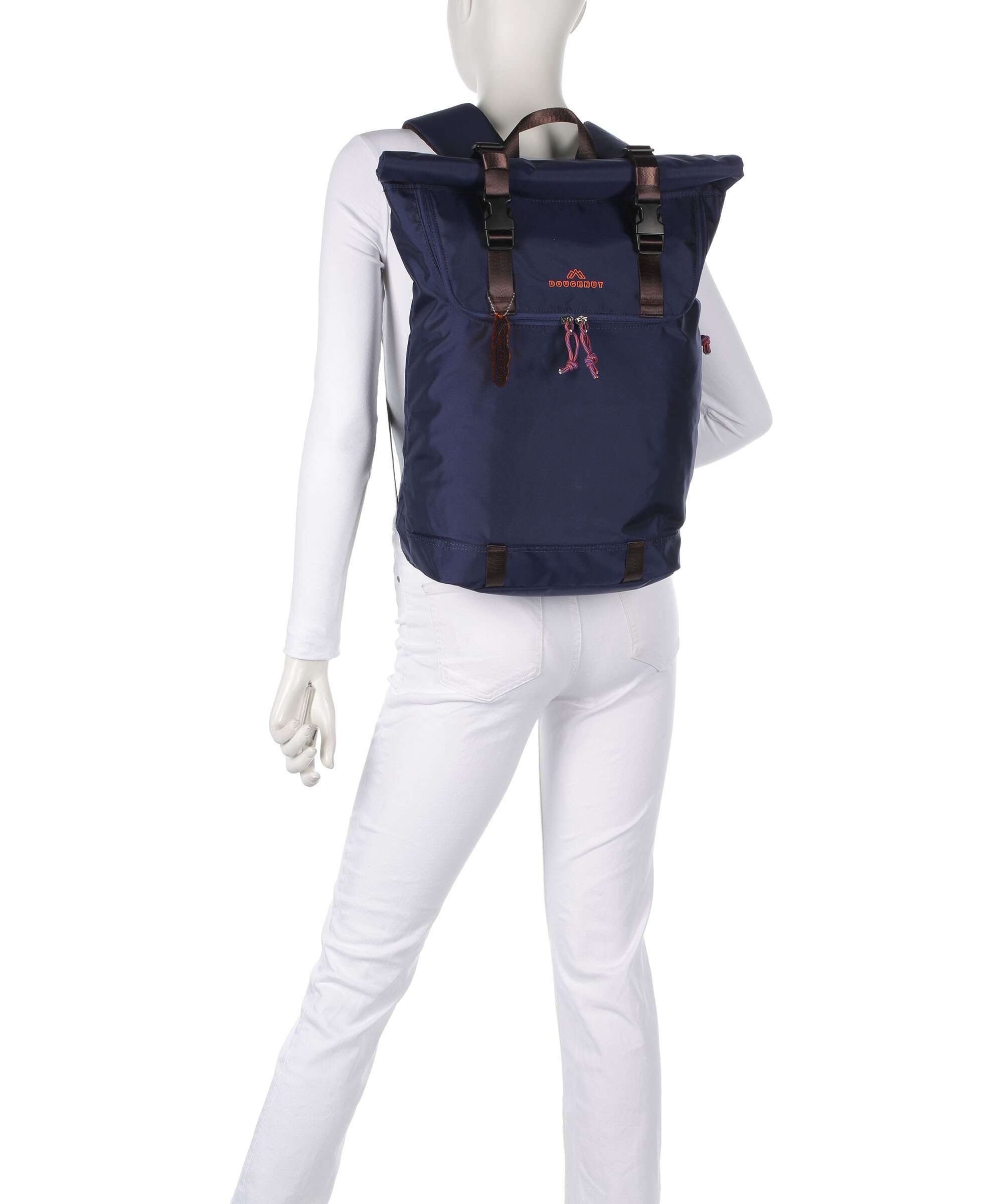 Doughnut Street Cruise Christopher Rolltop backpack black