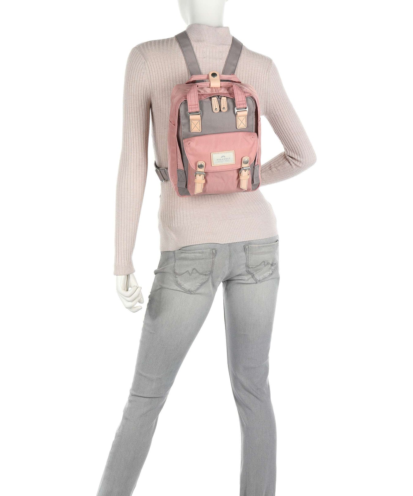 Doughnut Macaroon Mini Backpack lavender/rose