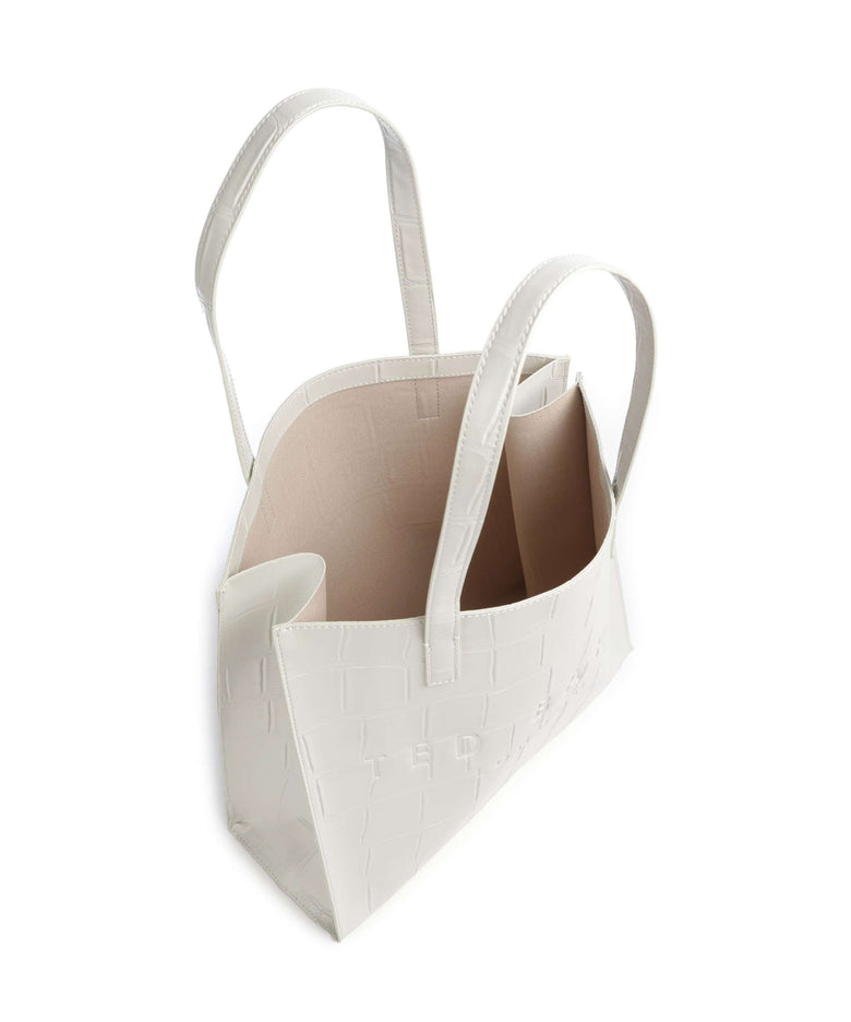 Ted Baker Croccon Tote bag ivory