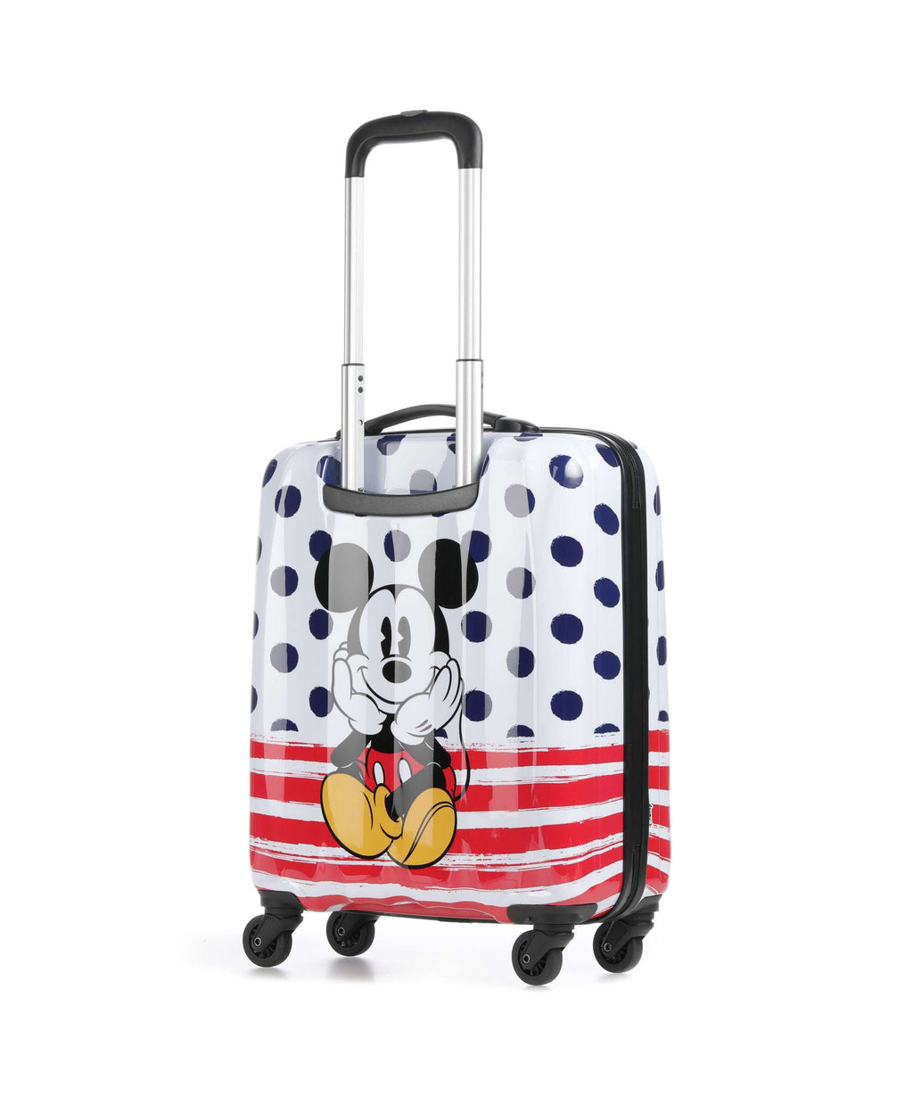 American Tourister Disney Legends Spinner (4 wheels) mickey blue dots
