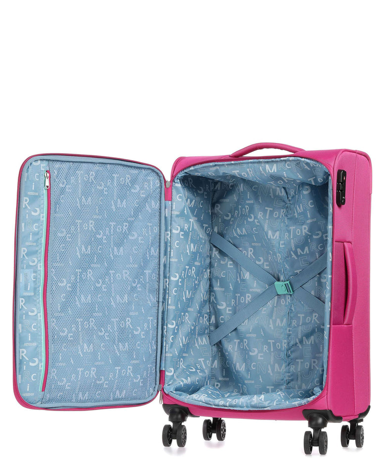 American Tourister Sea Seeker Spinner (4 wheels) deep fuchsia