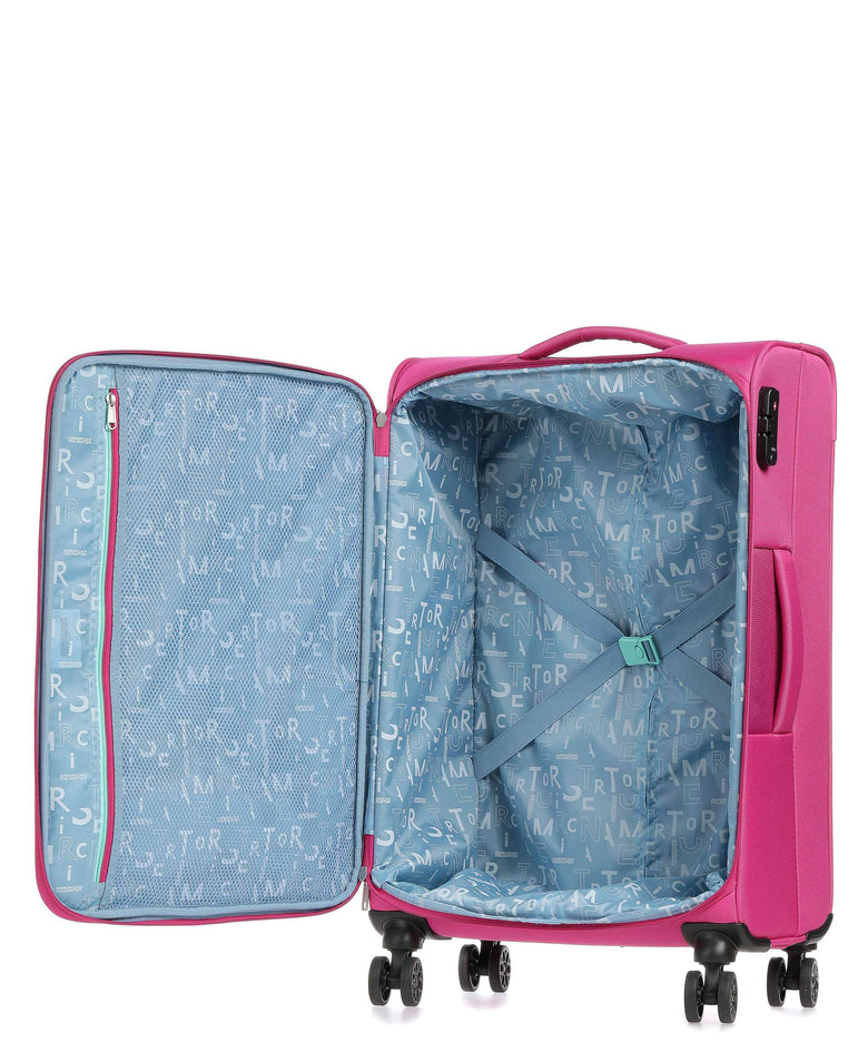 American Tourister Sea Seeker Spinner (4 wheels) deep fuchsia
