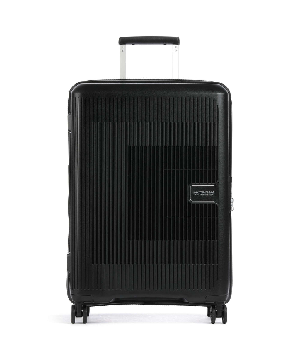 American Tourister Aerostep Spinner (4 wheels) black