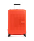 American Tourister Aerostep Spinner (4 wheels) bright orange