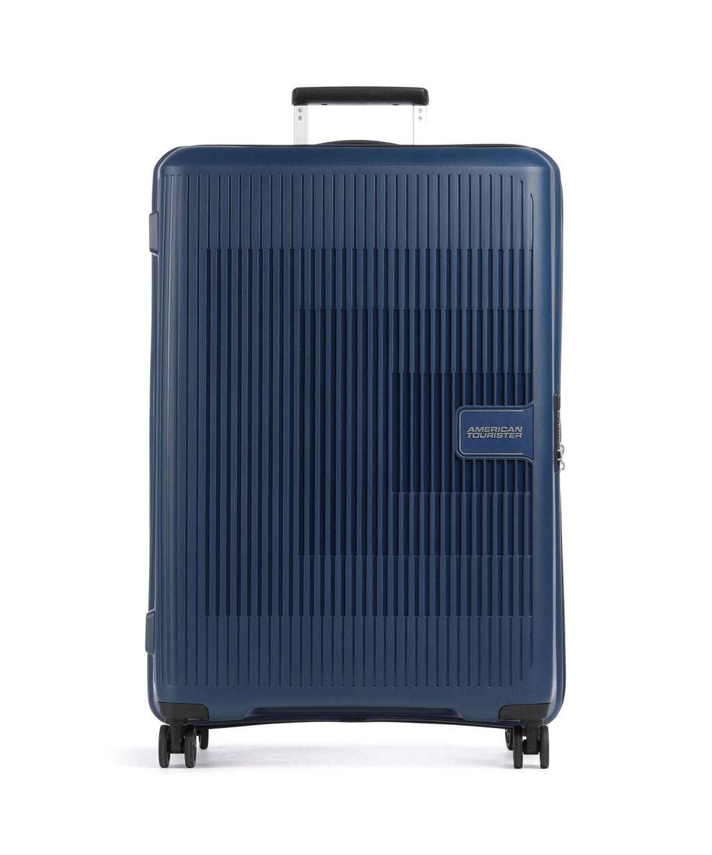 American Tourister Aerostep Spinner (4 wheels) navy blue