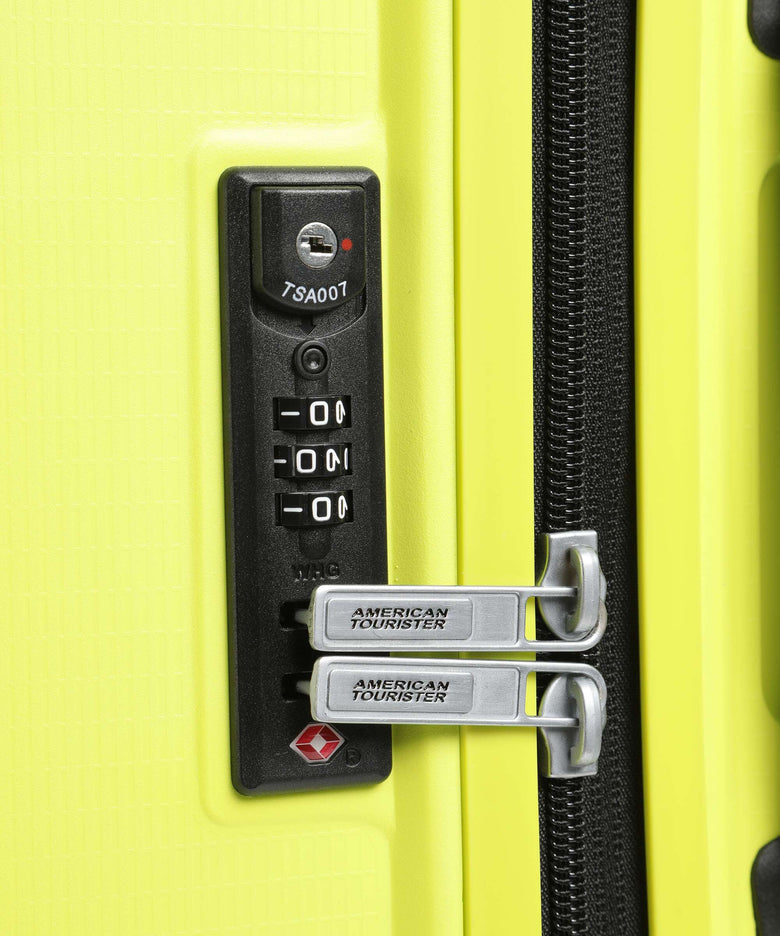 American Tourister Aerostep Spinner (4 wheels) light lime