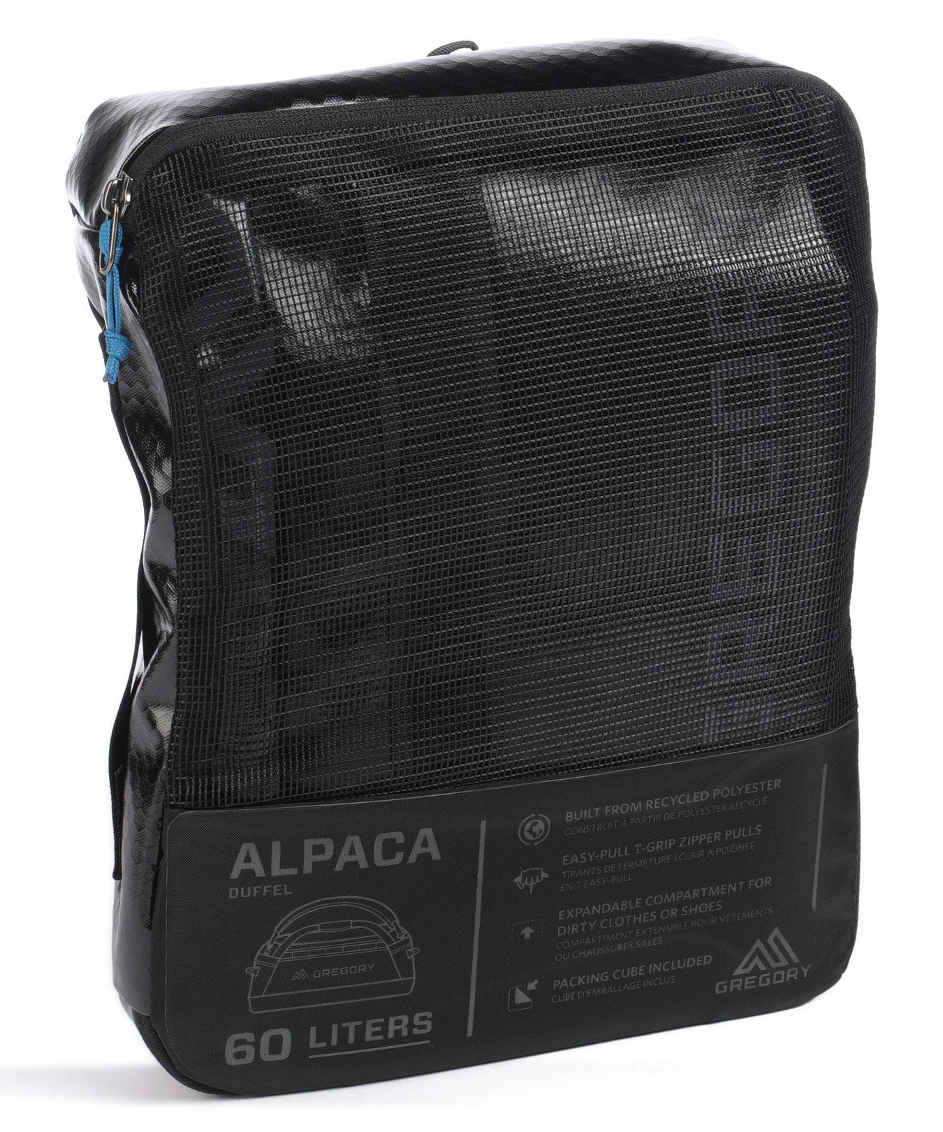 Gregory Alpaca 60 Travel bag obsidian black