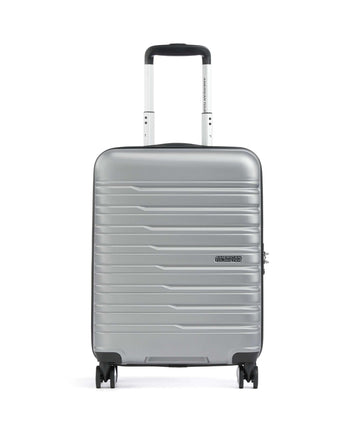 American Tourister Flashline 4-Rollen Trolley sky silver