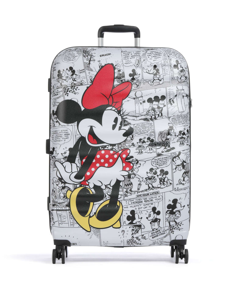 American Tourister Wavebreaker Disney Spinner (4 wheels) minnie comics/white
