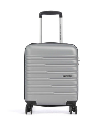 American Tourister Flashline 4-Rollen Trolley sky silver