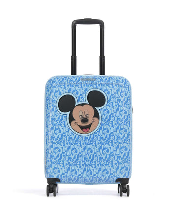 American Tourister Funlight Disney Valigia trolley (4 ruote) mickey lenticular blue