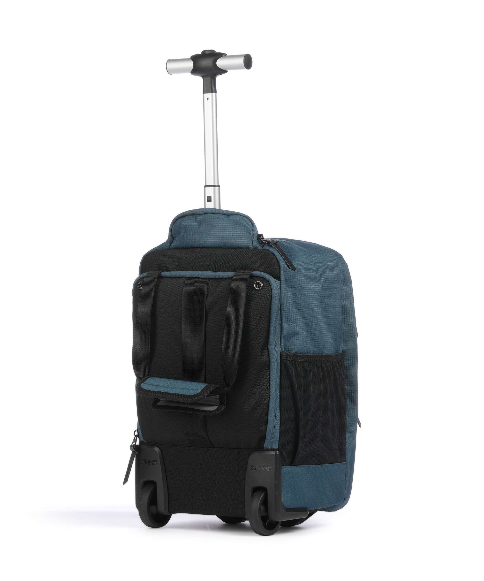 American Tourister Take2Cabin Backpack with wheels harbor blue
