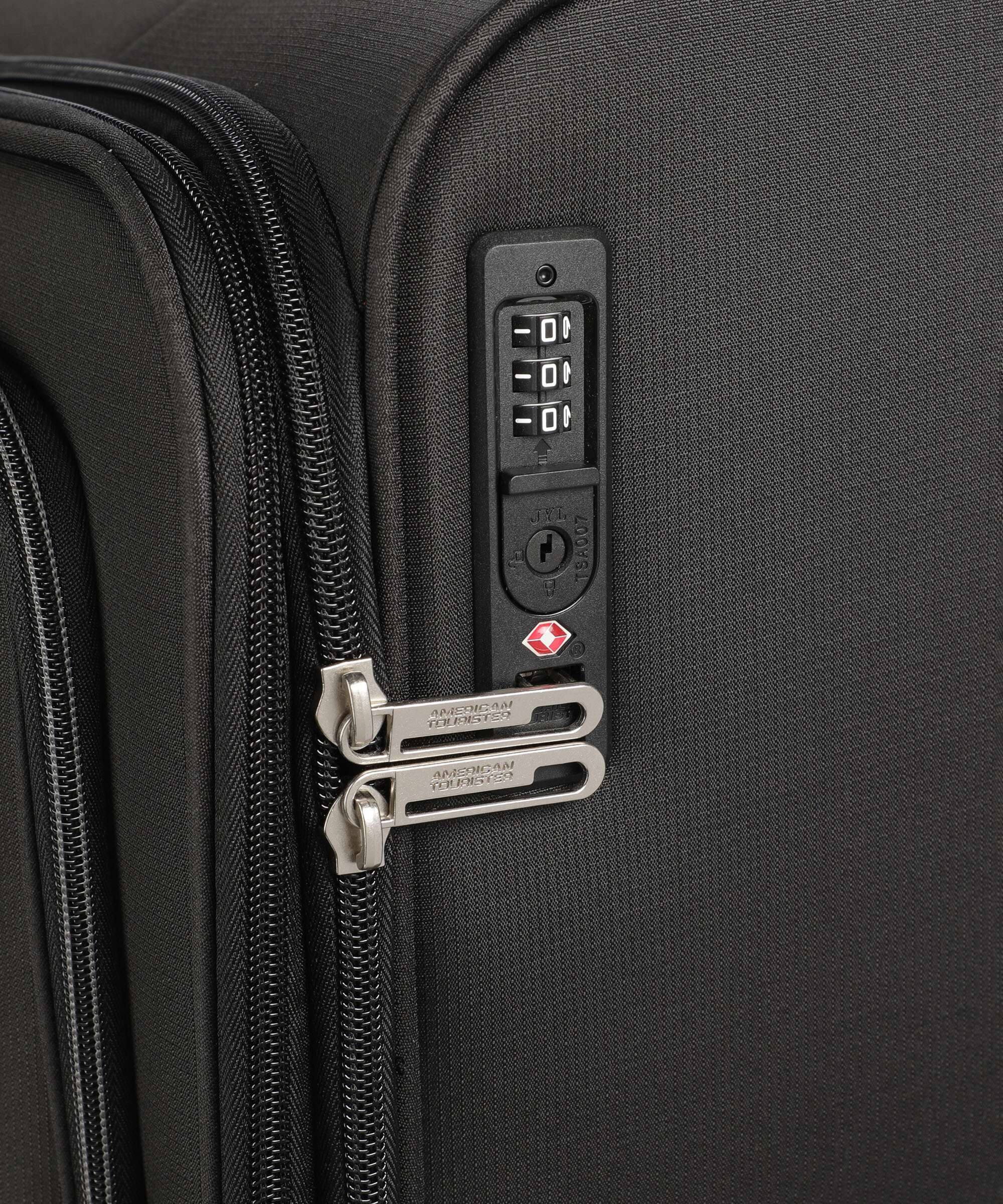 American Tourister Cloudrider L Spinner (4 wheels) jet black