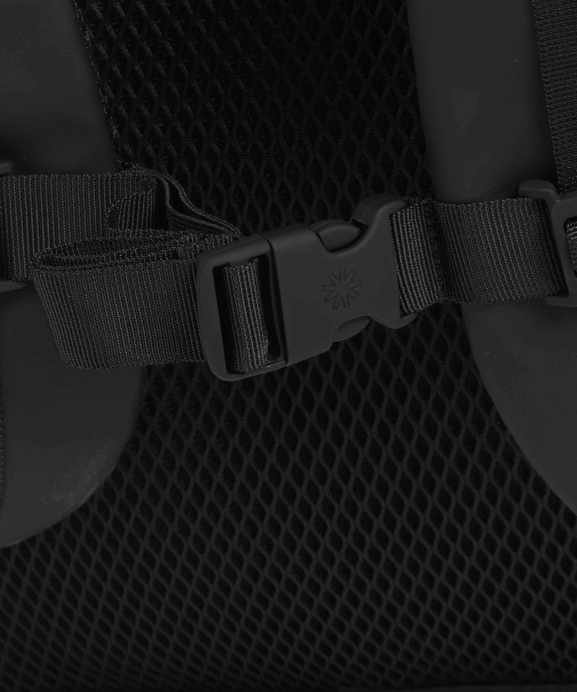 Rains Texel Moulded Rolltop backpack black