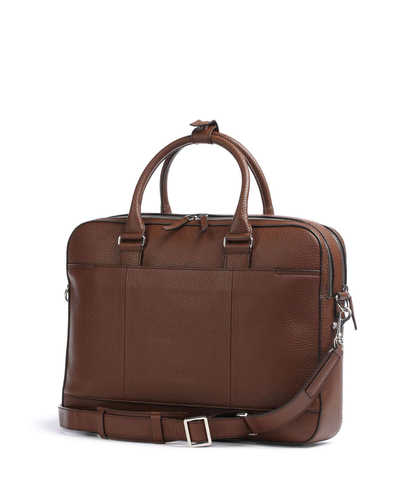 Tiger of Sweden Burin Briefcase cognac