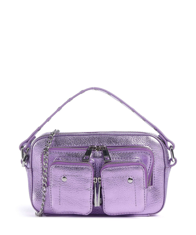 Núnoo Metallic Helena Crossbody bag purple