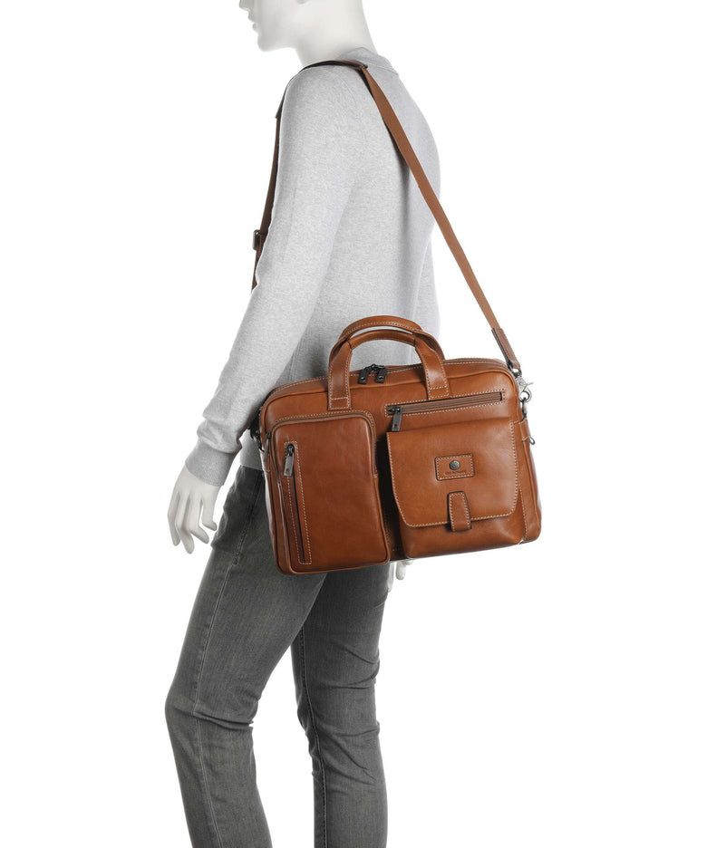 Jekyll & Hide Montana Briefcase colt